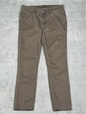 Prana Kayla Jeans Womens 12x31 Brown Straight Leg Stretch Pants